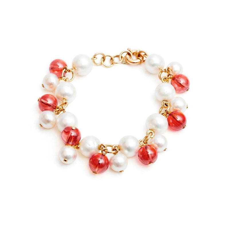 Pulsera Perlas Y Cuarzo Pearls Lady - Pulseras de Perlas