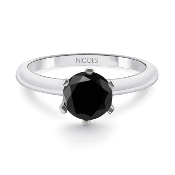Schwarze Leistung Ein schwarzer Diamantring - moderne Designs