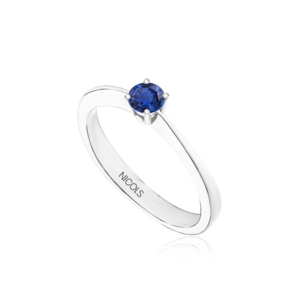 Isabella Sapphire Solitaire Ring 0.20ct - Sapphire rings