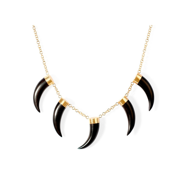 Collar Colmillos Corazón Salvaje - COLLARES