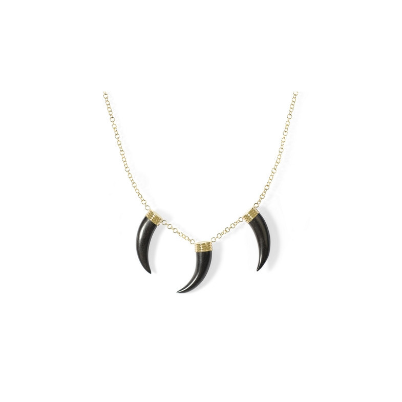 Collar Colmillos Corazón Salvaje - COLLARES