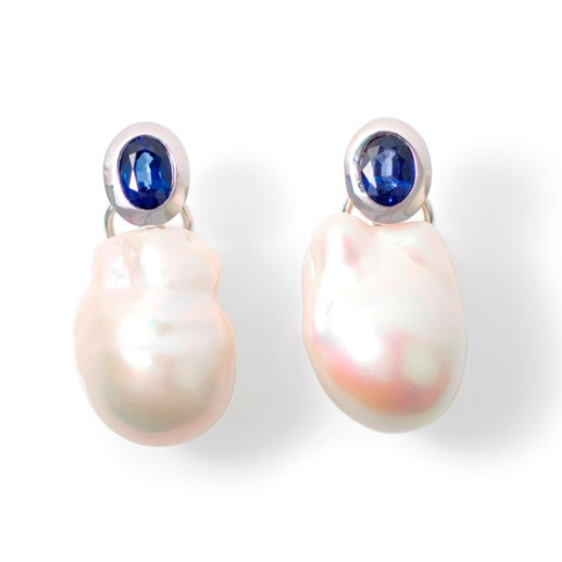 Pendientes Perla Barroquisimo - Pendientes de Perlas