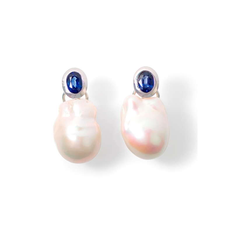Pendientes Perla Barroquisimo - Pendientes de Perlas