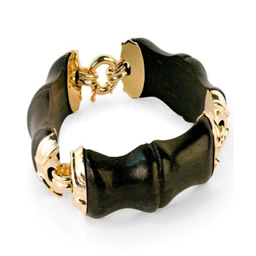 Pulsera Oro Bambú - PULSERAS