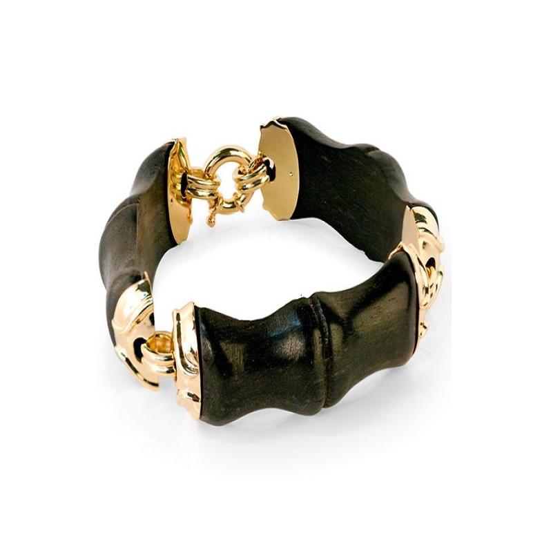 Pulsera Oro Bambú - PULSERAS