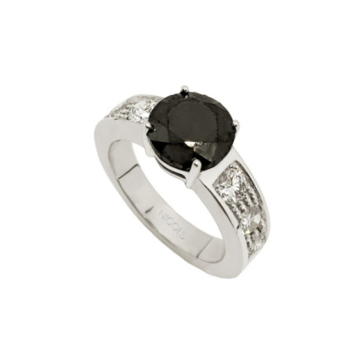 Anillo Diamante Negro Amelie - Alta Joyería