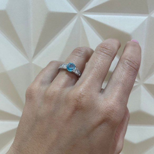 Anillo Diamante Zircon Amelie - Anillos Compromiso Aniversario