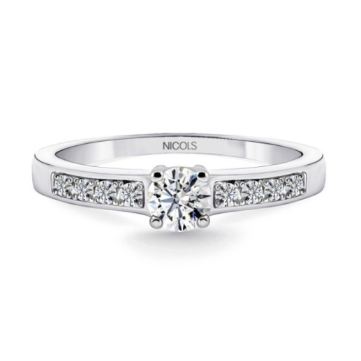 Anillo Solitario Amelie 0.35Ct - Génial