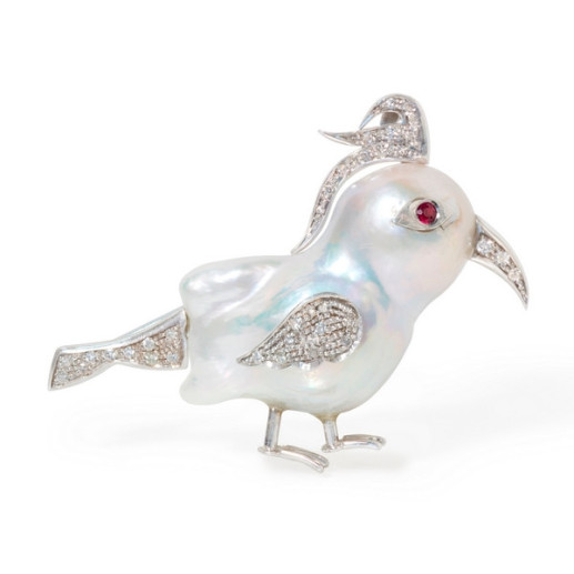 Broche Pájaro Naturalmente - BROCHES