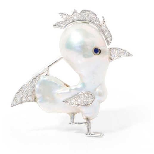Broche Gallo Pelea Naturalmente - BROCHES