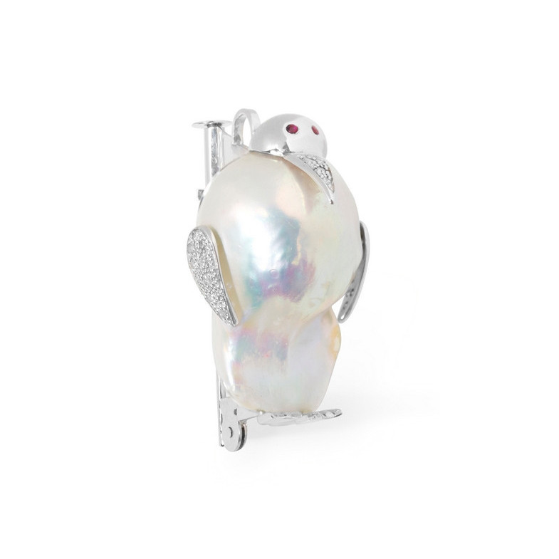 Natürlich Pinguin Brosche - BROCHE