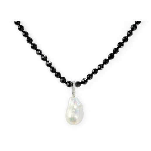 Nicol Lady Pearls Necklace - Diamond Necklaces