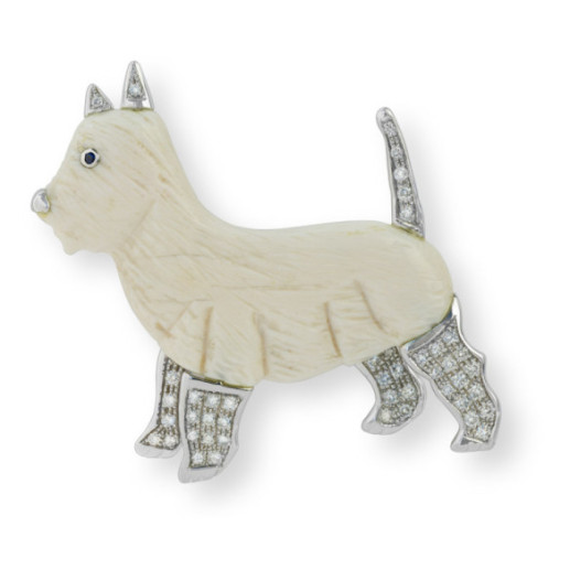 Spilla per cani Love My Dogs West Highland Terrier - SPILLE