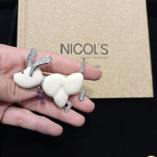 Broche Love My Dogs Perro Basset Hound - BROCHES 2