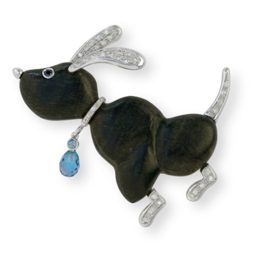 Broche Love My Dogs Perro Basset Hound - BROCHES