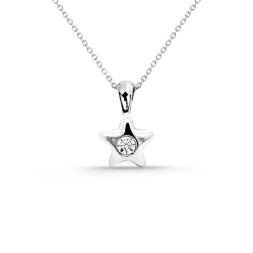 Colgante Diamante Estrella 0.08Ct - Colgantes de Diamantes