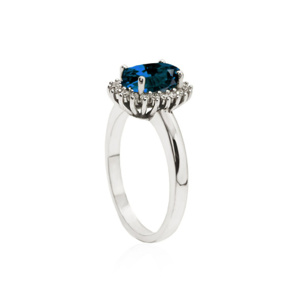 Dahlia Sapphire Ring 1.30ct - Rings