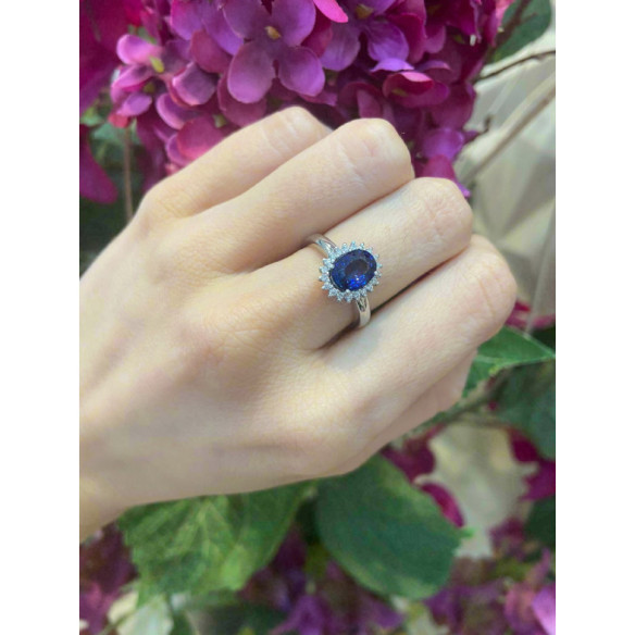 Anillo Zafiro Dalia 1.30Ct - ANILLOS