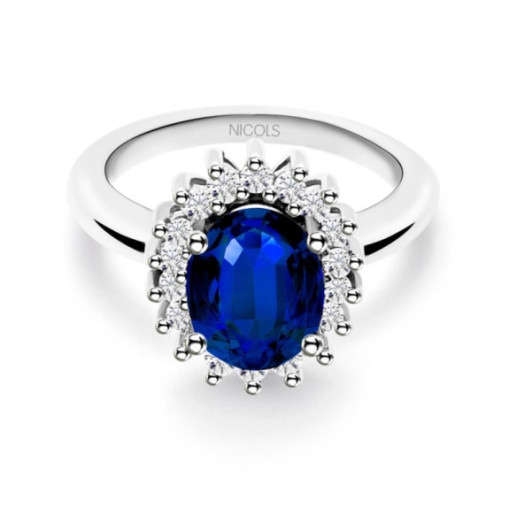 Dahlia Sapphire Ring 1.50ct - Anniversary Rings