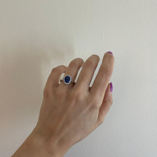 Anillo Zafiro Dalia 1.50Ct - Anillos Compromiso Aniversario 2