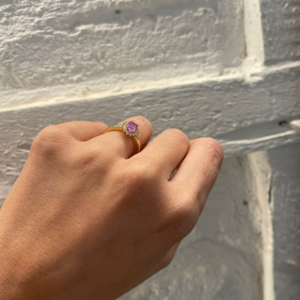 Dalia Yellow Sapphire Ring 0.90 - Rings