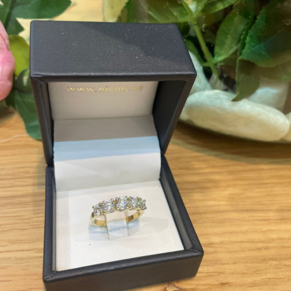 Diamond Ring ELOISE 1.50 Yellow Gold - Brilliant Cut