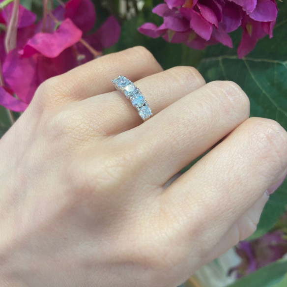 Diamond Ring ELOISE 1.20 White Gold - Brilliant Cut