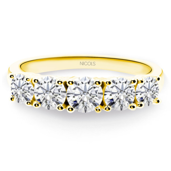 Eloise Diamantring 1.20 Gelbgold - RINGE