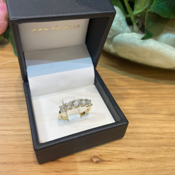 Eloise Diamantring 1.20 Gelbgold - RINGE