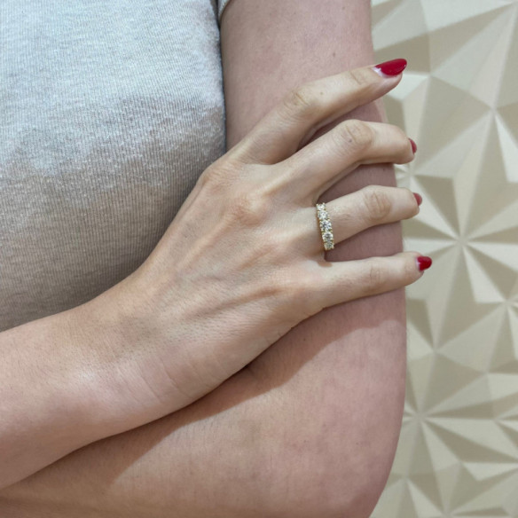 Eloise Diamantring 1.20 Gelbgold - RINGE