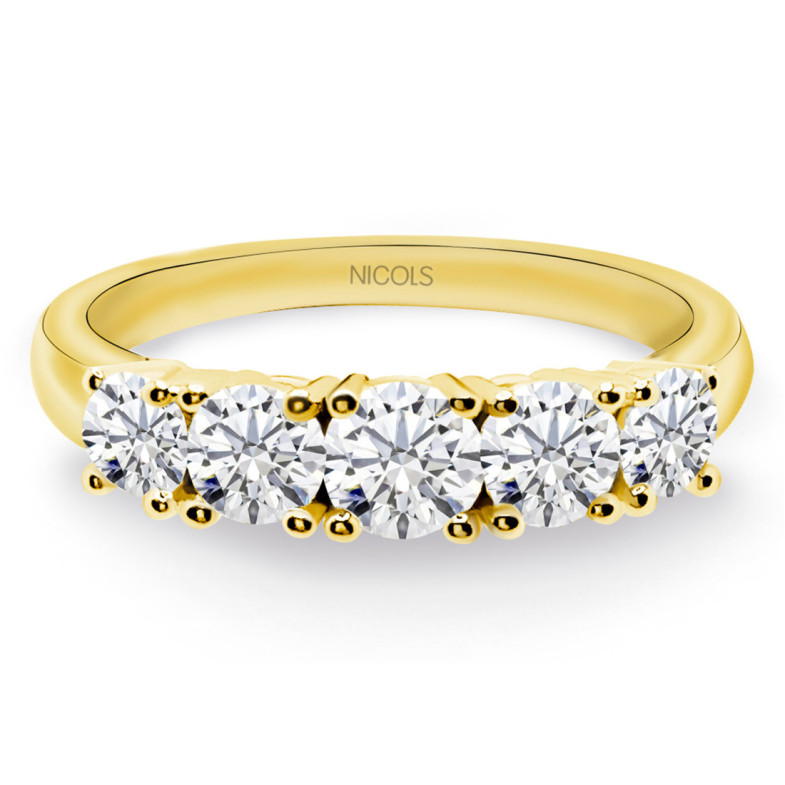 Eloise 0.95 Gelbgold - RINGE