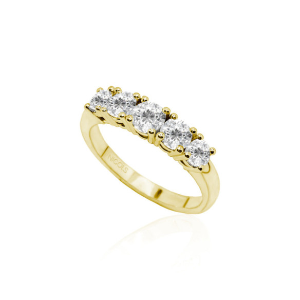 Eloise 0.95 Gelbgold - RINGE