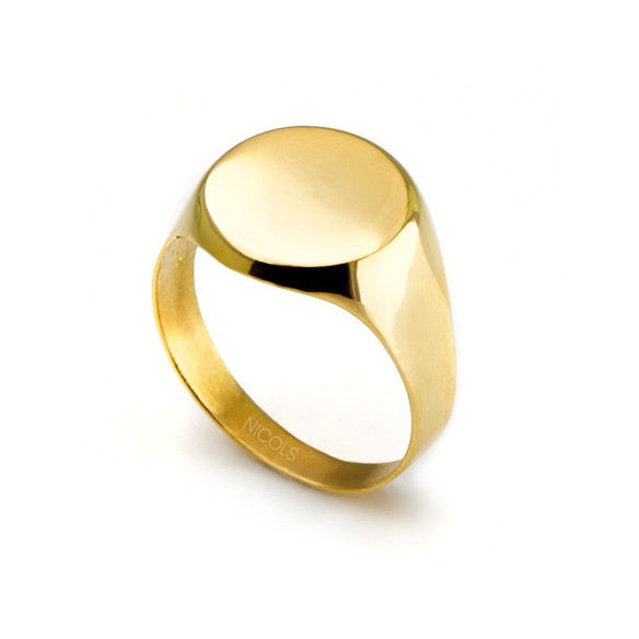 Anello seal oro donna piccolo cerchio - Anelli d'oro senza pietre