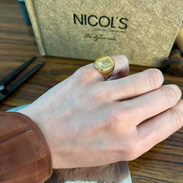 Sello Oro Hombre - Mann Ringe Briefmarken