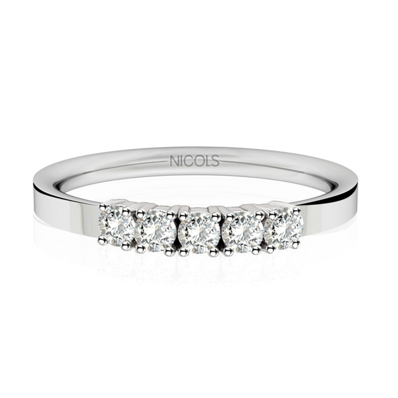 Alianza Diamantes 0.25 Eloise Line - Diamante cinquillo