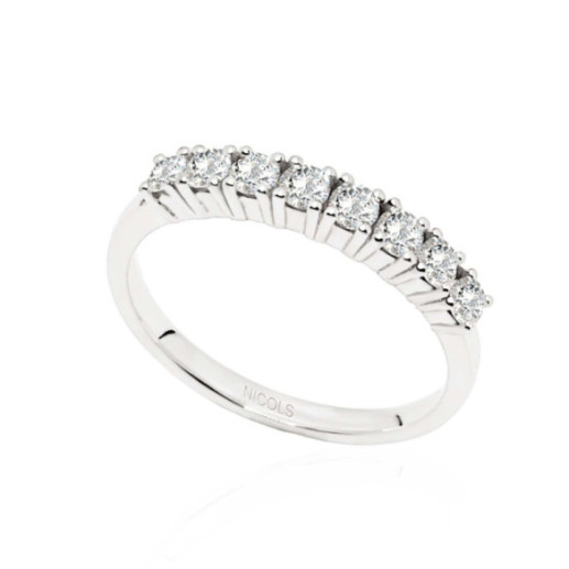 Diamond Wedding Ring 0.40 ELOISE LINE - Brilliant Cut Wedding Ring 2