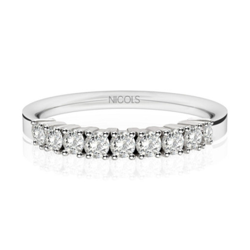 Diamond Wedding Ring 0.45 ELOISE LINE - Brilliant Cut