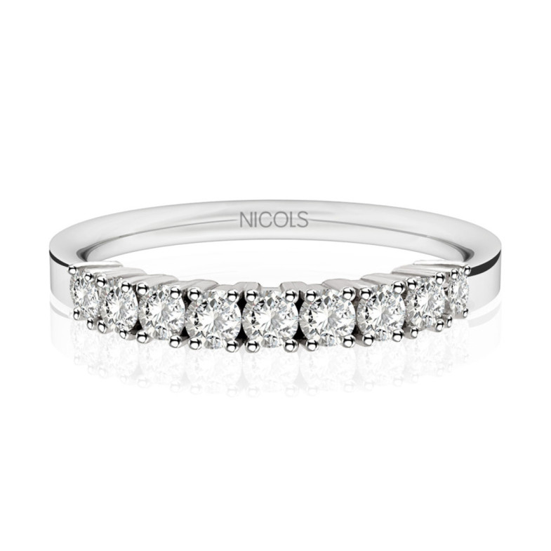 Alianza Diamantes 0.45 Eloise Line - Talla Brillante
