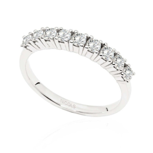 Alianza Diamantes 0.45 Eloise Line - Talla Brillante 2