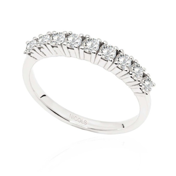Diamond Wedding Ring 0.45 ELOISE LINE - Brilliant Cut