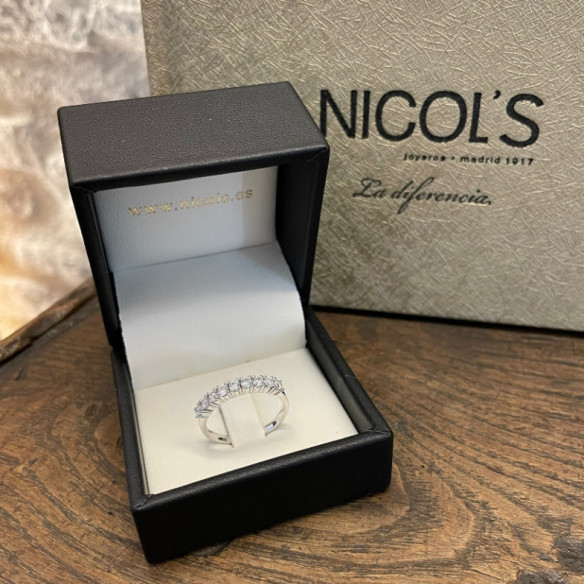 Alianza Diamantes 0.45 Eloise Line - Talla Brillante