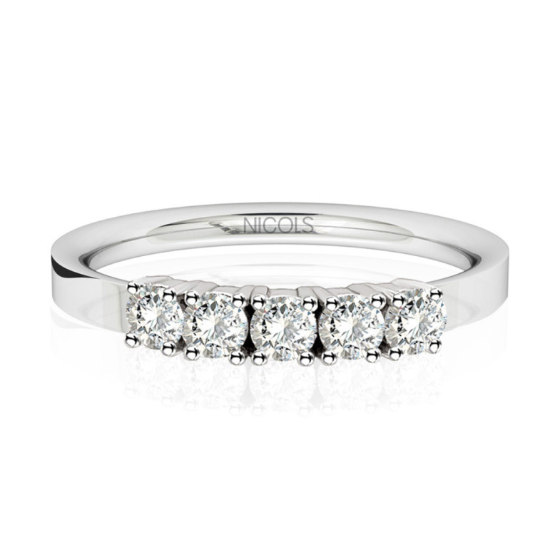 Alianza Diamantes 0.40 Eloise Line - Brilhante