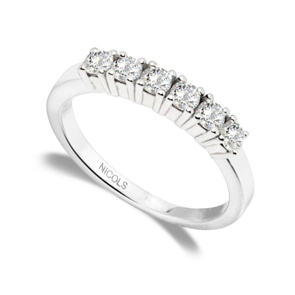 Alianza Diamantes 0.48 Eloise Line - Alianzas de Brillantes