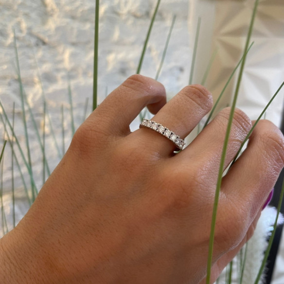 Alianza Diamantes 0.64 Eloise Line - Alianzas de Brillantes