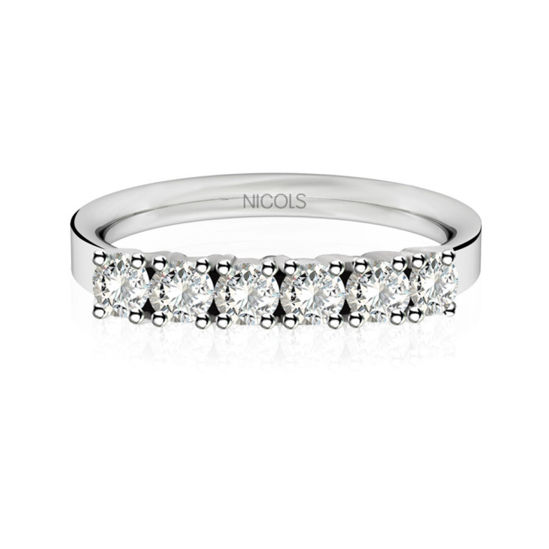 Alianza Diamantes 0.60 Eloise Line - Talla Brillante