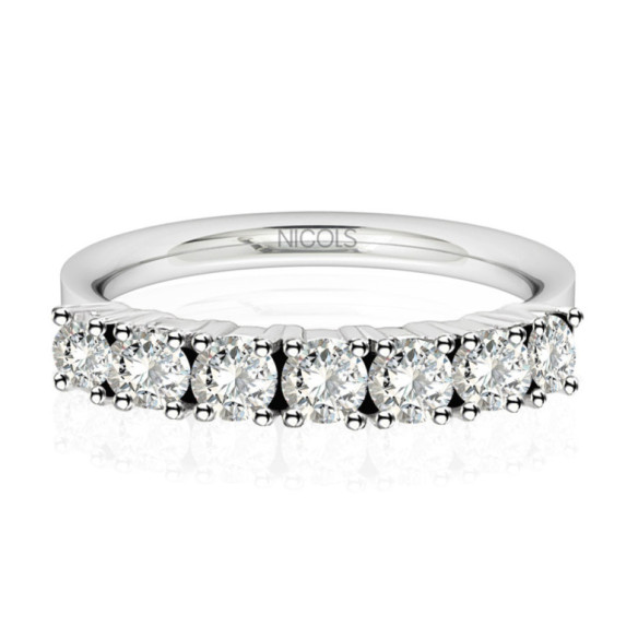 Alianza Diamantes 0.70 Eloise Line - Alianzas de Brillantes