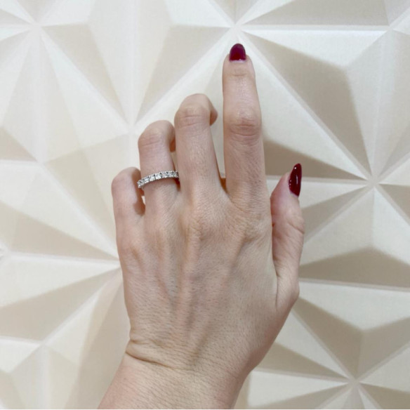 Alianza Diamantes 0.70 Eloise Line - Alianzas de Brillantes