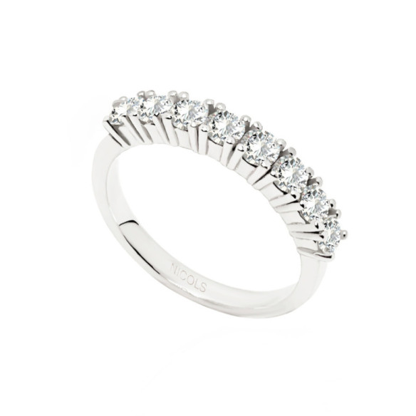 Alianza Diamantes 0.80 Eloise Line - Alianzas de Brillantes