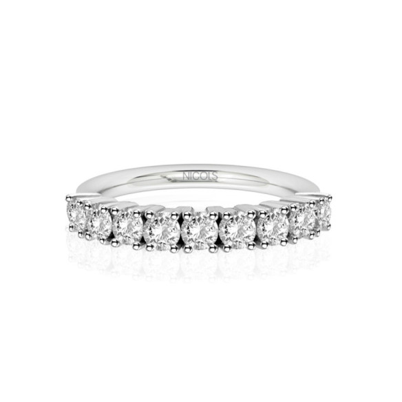 Alianza Diamantes 0.90 Eloise Line - Talla Brillante