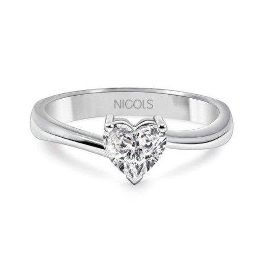 Anillo Diamante Corazón Vaiana 0.45 Ct. - Corte Corazón